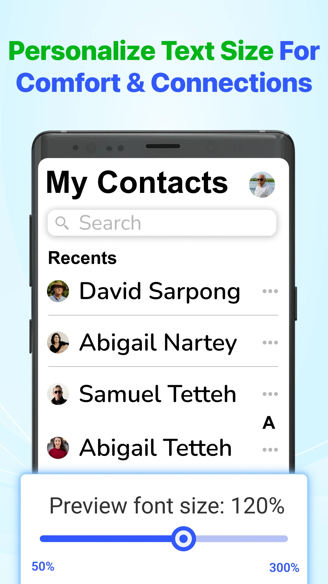Big Font - Big Text Size screenshot